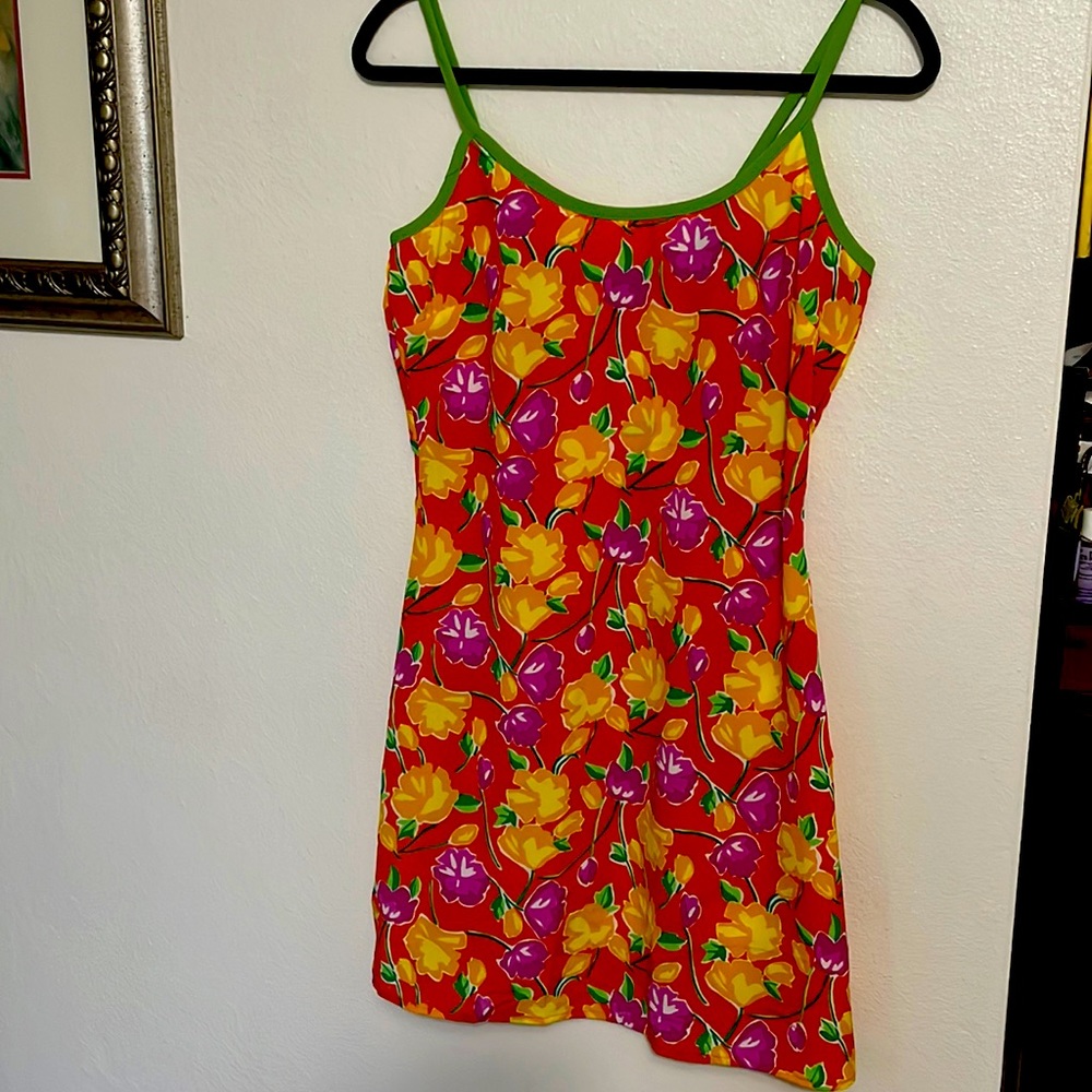 Floral Bright Mini Dress
